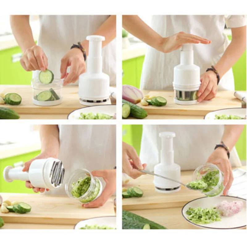 Чеснок фунт устройство Кухня DIY прибор ручное нарезание лука машина тампер