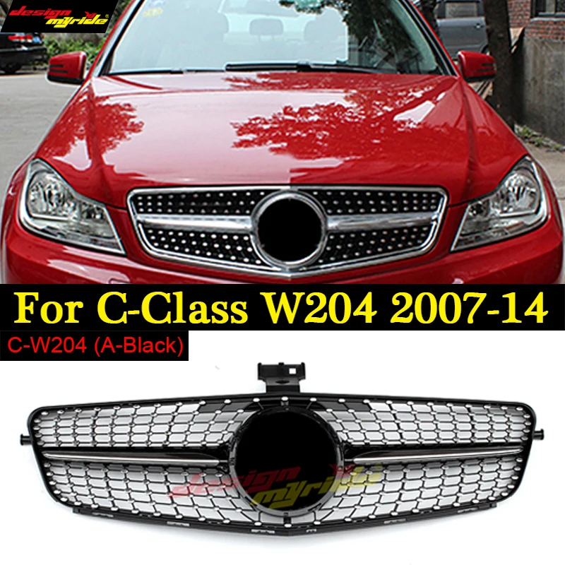 即納好評 ベンツC250 フロントグリル prKDu-m55682785324 W204 好評超歓迎