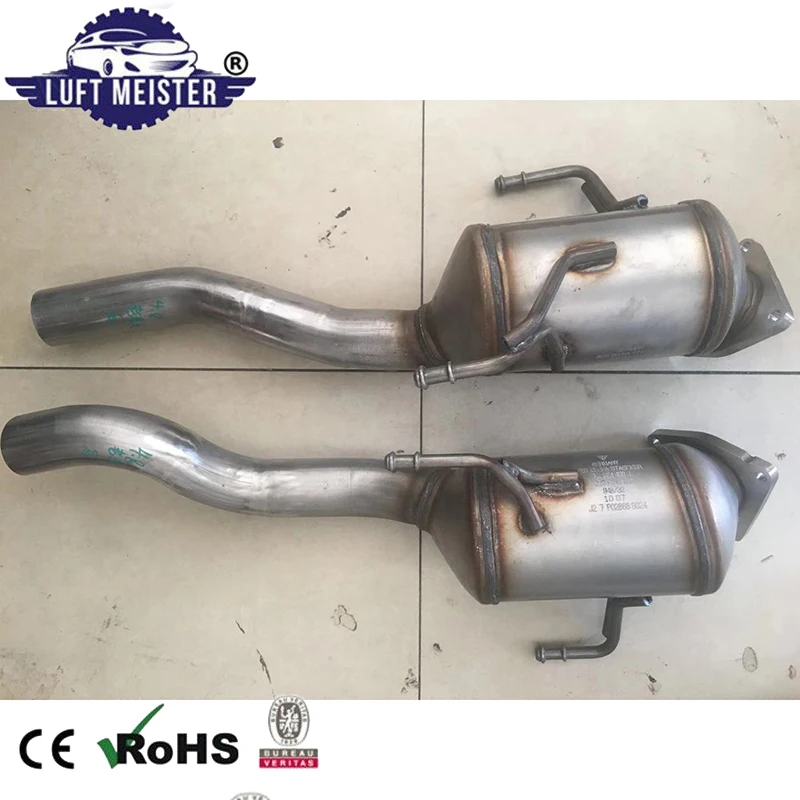 

Pair Rear Catalytic Converters for Porsche Cayenne 4.8L V8 2008-2010 Without turbocharger Exhaust Pipes 955113023EX 955113024DX