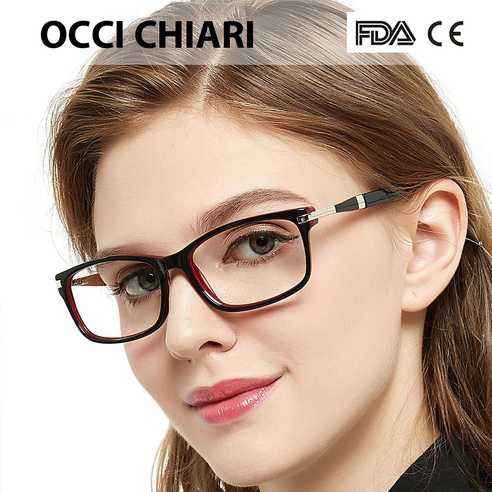 OCCI CHIARI оптические очки оправа для женщин винтажный синий светильник блокирующие