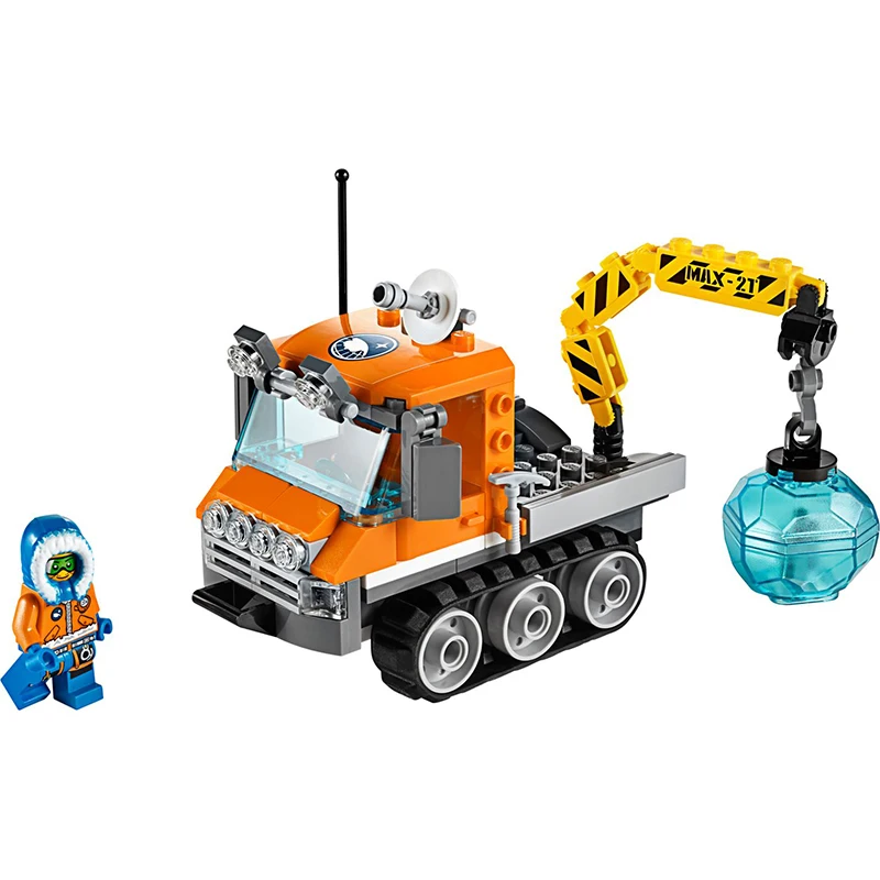 

Bela 10438 Arctic Ice Crawler City Arctic Building Block Figures Vehicle Model Bricks Toys Compatible Legoland 60033