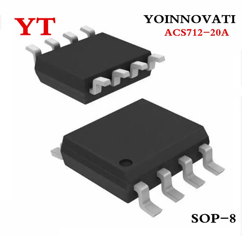 20 шт./лот ACS712-20A ACS712 712 sop-8 ACS712ELCTR-20A-T лучшее качество. | Электронные компоненты и