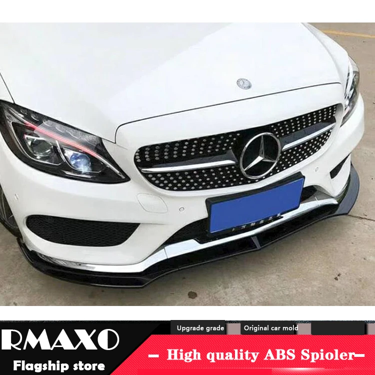 

For Benz W117 ABS Rear Bumper Diffuser Protector For 2016-2018 BENZ CLA Body kit bumper rear Front shovel lip rear spoiler