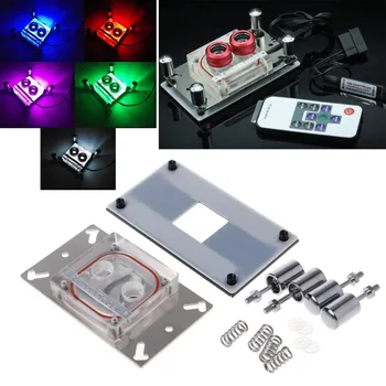 

OPEN-SMART CPU Acrylic Top Water Cooling Block Sprayable Liquid Block With Channel for AMD 771 AM2 AM3 AM3+ AM4