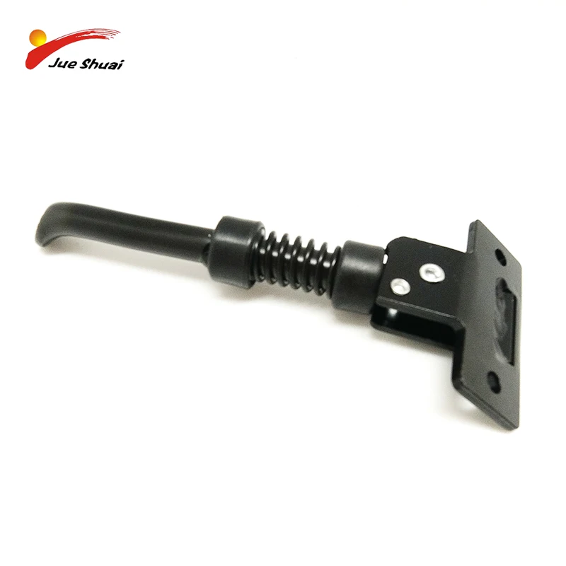 Best JS Aluminum Alloy Black Scooter Side Support E Scooter Kickstand Parking Stand For 10 Inch Electric Scooter Patinete Eletrico 2