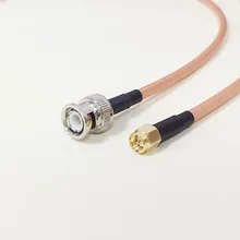 Модем коаксиальный кабель SMA разъем Переключатель BNC штекер разъема RG142 косичку 50 см 2" адаптер