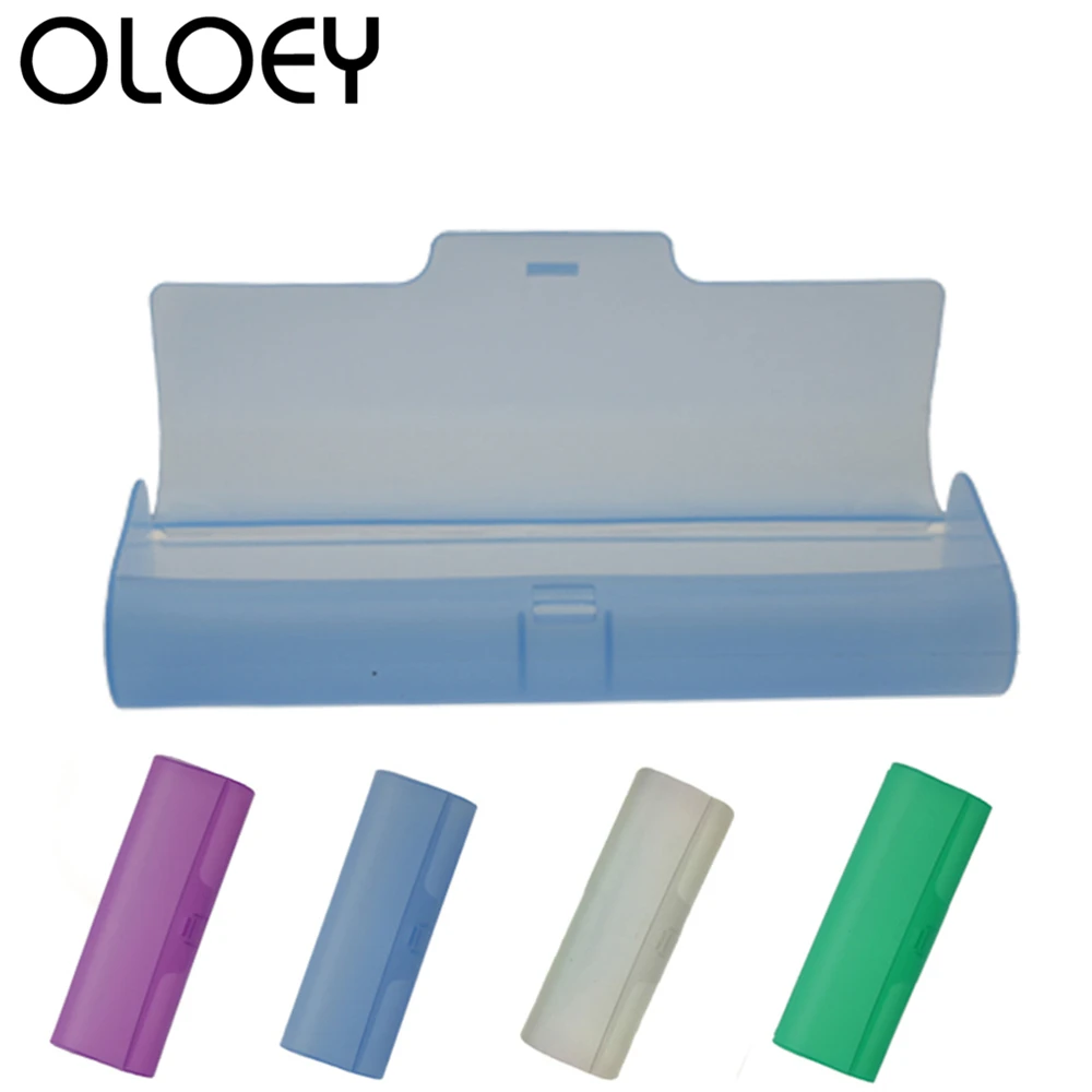 

OLOEY 2018 Portable Sunglasses Glasses Box Clear Transparent Hard Plastic Protection Box Glasses Accessories