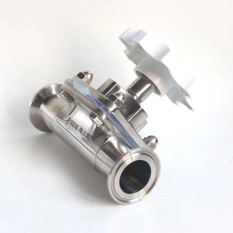 1 1/2" Sanitary Stainless Steel 316L Tri Clamp OD 50.5mm Diaphragm