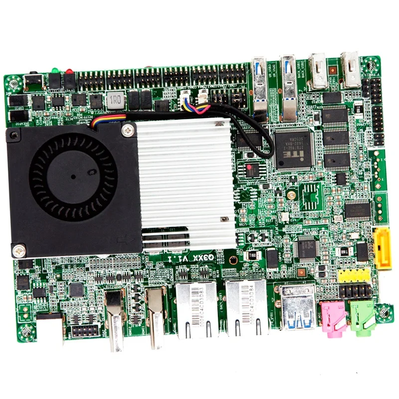 Qotom 6*COM Dual Lan Pentium Processor 3805U 2M Cache on board Mini ITX board Suitable For POS Machine kiosk device