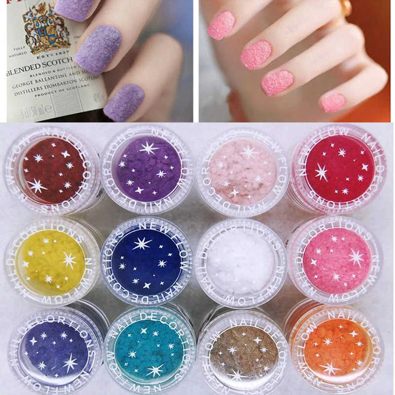 

UPRETTEGO 1x Jumbo Jar 3D Nail Art Fuzzy Velvet Flocking Powder 10ml Acrylic Polish Tips Manicure Nails Dip Powder SRF