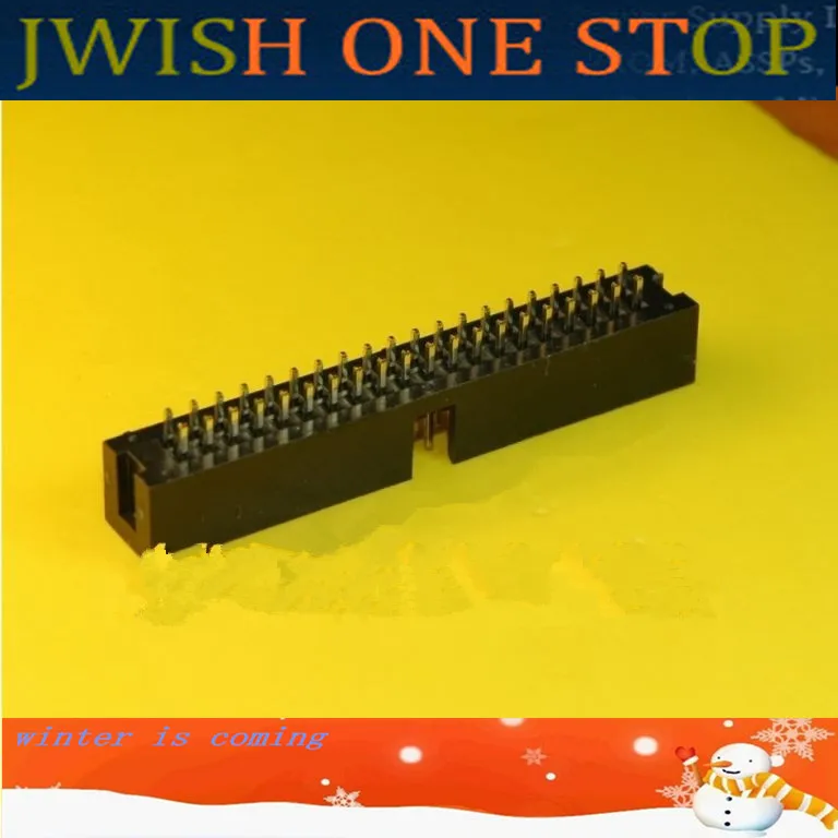 

Simple DC3 34 p straight needle Jane ox horn connectors gold-plated U BOX HEADER is 0.3 to 2.54 mm