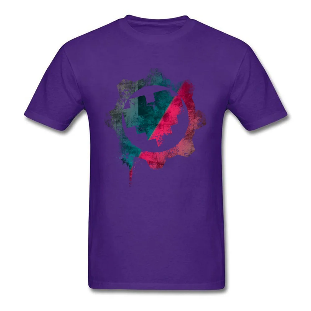 Hero of War Pure Cotton Men Short Sleeve Tops Shirt Casual Thanksgiving Day Top T-shirts Normal T-shirts Fashionable Crewneck Hero of War purple