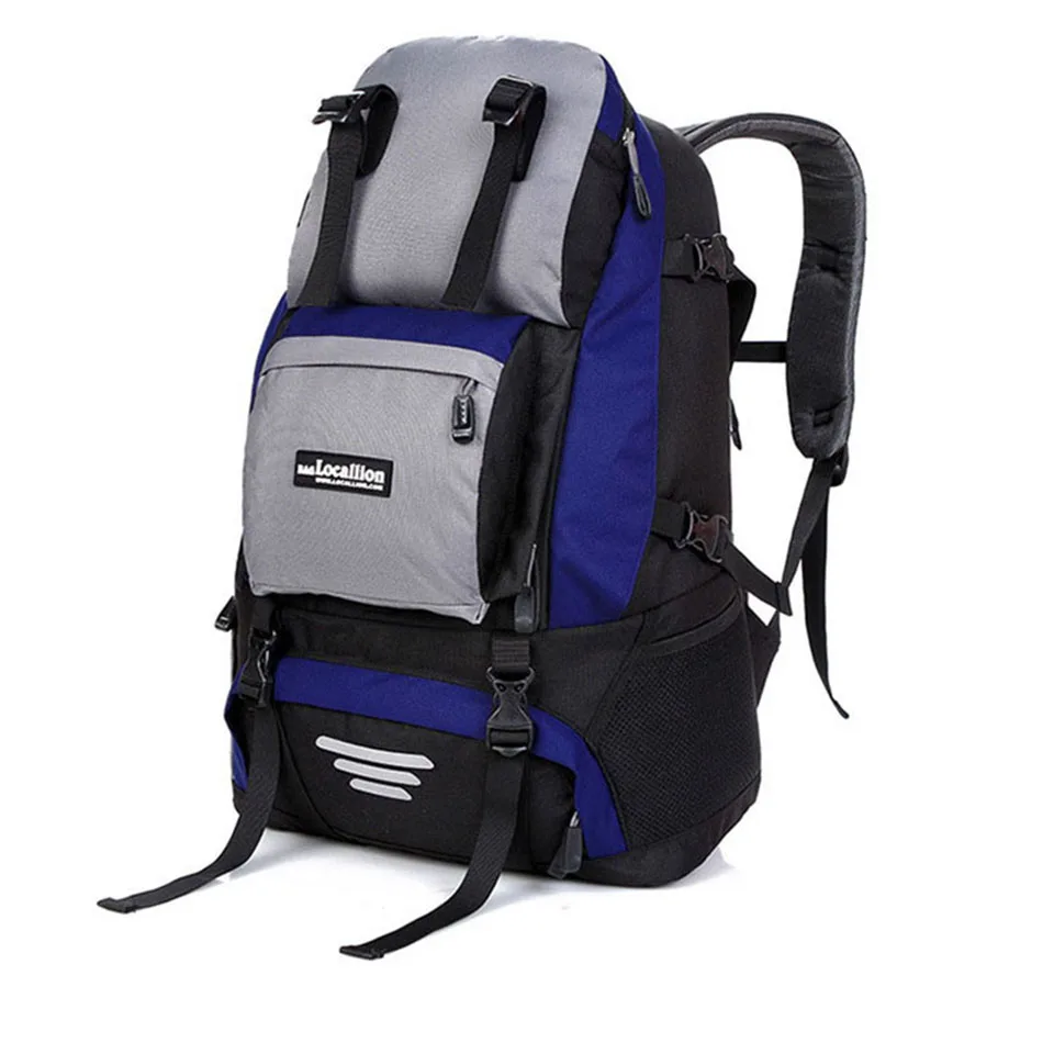 Местный лев 40л рюкзак для скалолазания рюкзаки водонепроницаемый рюкзак для скалолазания на открытом воздухе спортивная сумка горные рюкзаки для женщин - Цвет: Dark Blue