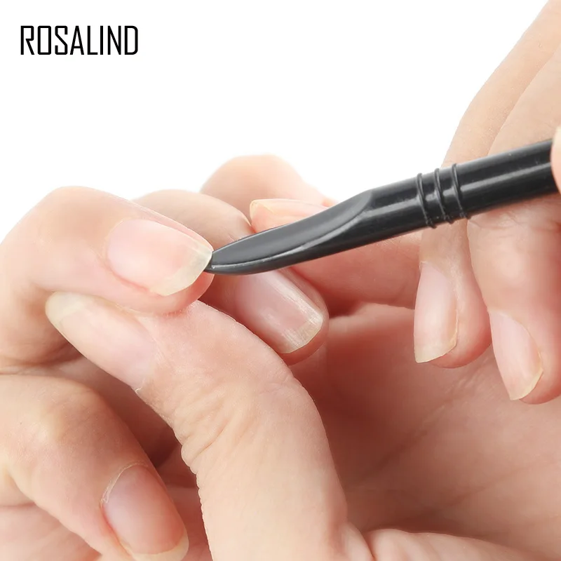 ROSALIND 1 шт. пилочка для ногтей гель профессиональный триммер для удаления кутикулы буферный педикюр маникюрные инструменты для ухода за камнем макияж пилка для ногтей ручка