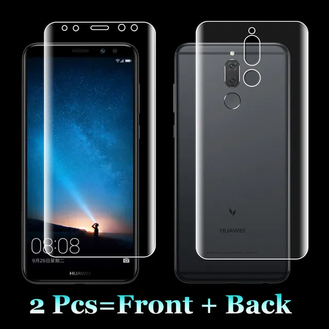 For Huawei Nova 2i Maimang 6 2 Pcs Front Back Slim Full Cover Edge To Edge Soft Tpu Film Explosion Proof Screen Protector Phone Screen Protectors Aliexpress