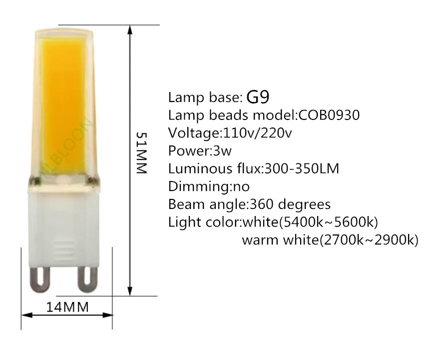 2 шт. G4 G8 G9 110 V 220 V светодиодный COB0930 в новом стиле силиконовые светодиодный лампы 110 v G4 Хрустальная колба 110 v G9 лампочка-свеча G8 110 v светодиодный