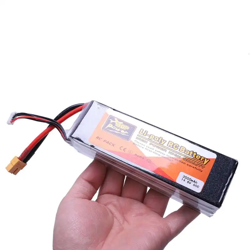 ZOP POWER 14.8V 3500mah 4S 60C Lipo Battery XT60 Plug