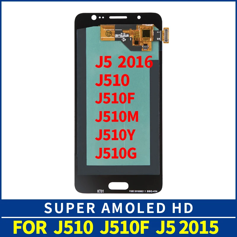 

OLED J510F LCD Display For Samsung Galaxy J5 2016 J510FN J510Y/M J510G J510 LCD Screen Display Touch Digitizer Assembly
