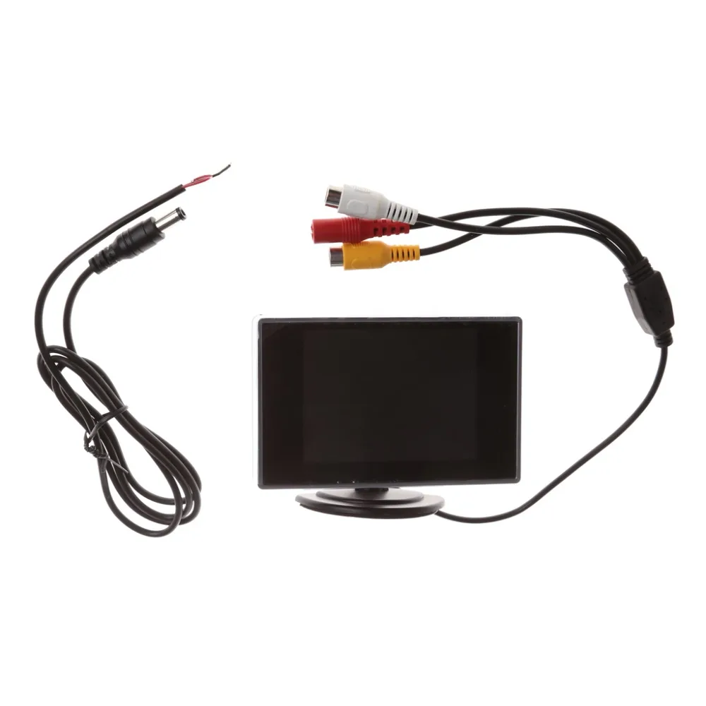 

High Quality 3.5 inch TFT LCD Color Display Auto Car Monitor Screen DVD VCD For Car Rear View Backup Camera