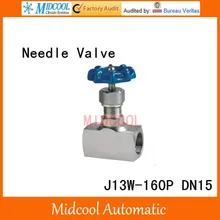 Нержавеющая сталь 2 way воздушный регулирующий клапан из j13w-160p клапан DN15 вентили резьба высокого давления для высоких температур