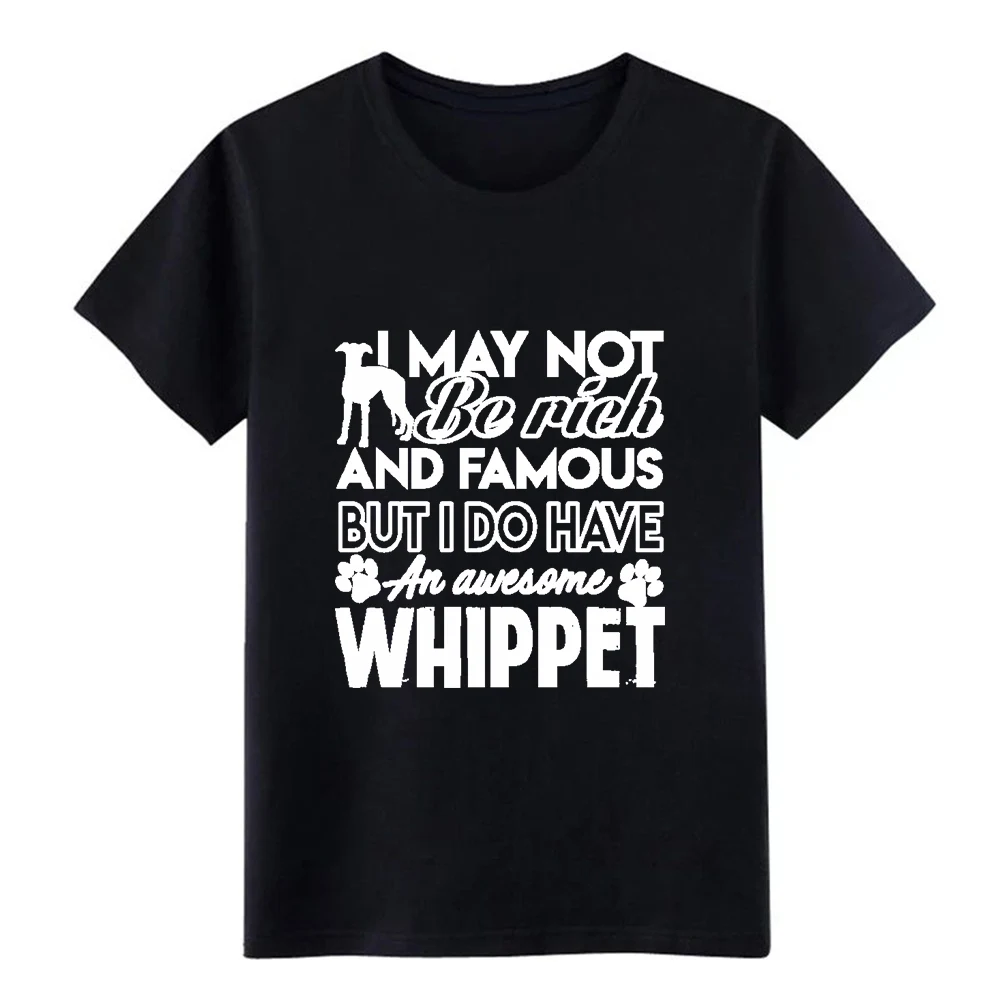 I have awesome whippet Футболка Мужская Дизайнерская футболка с коротким рукавом и круглым