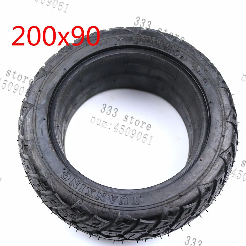 high quality 200x90 Solid tire without inner tube tyres fits electric scooter 8 inch solid tire