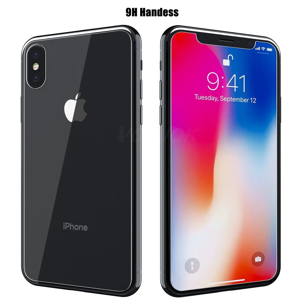 Переднее и заднее закаленное стекло для iPhone XR X XS MAX 6 6S 8 7 Plus 5 5S SE 8Plus Защитная пленка для экрана 9H Защитная стеклянная крышка