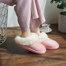 Winter Slippers Comfortable Non-slip Warm Home Indoor Outdoor Floor Shoes Rubber winter slippers womens slippers Winter Slippers Comfortable Non-slip Warm Home Indoor Outdoor Floor Shoes Rubber winter slippers womens slippers