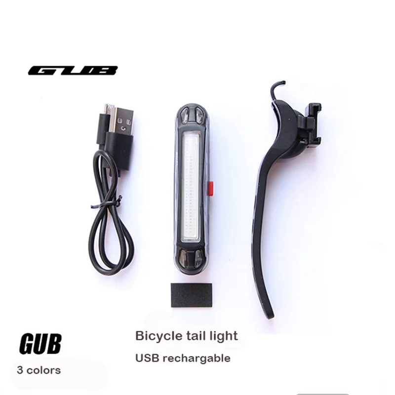Perfect GUB High-Light Bike Lights Ultra-light Safety Warning LED USB Rechargeable Front Rear Lamp Bicycle Light Tail 3 Colors 1 Perfect GUB High-Light Bike Lights Ultra-light Safety Warning LED USB Rechargeable Front Rear Lamp Bicycle Light Tail 3 Colors 1