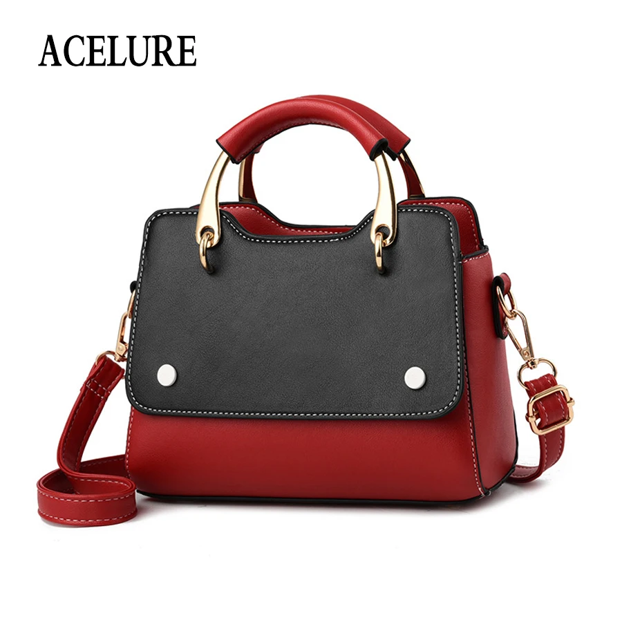 ACELURE مقبض معدني صغير حقائب ل الإناث الصلبة اللون بو الجلود حقائب كتف للنساء كل مباراة السيدات Crossbody أكياس ACELURE مقبض معدني صغير حقائب ل الإناث الصلبة اللون بو الجلود حقائب كتف للنساء كل مباراة السيدات Crossbody أكياس