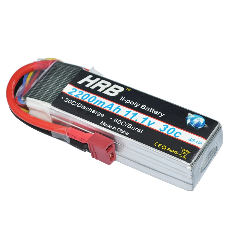 HRB 3 S يبو بطارية 11.1 V 2200 mah 30C RC أجزاء T XT60 عمداء TRX XT90 EC5 JST ل محوري SCX10 طائرة طائرة بدون طيار FPV سيارات سباق قارب