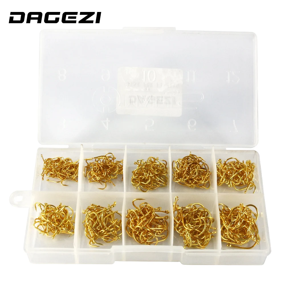 DAGEZI 500 шт./коркор. Размер #3 #12 Круглый держатель из высокоуглеродистой стали