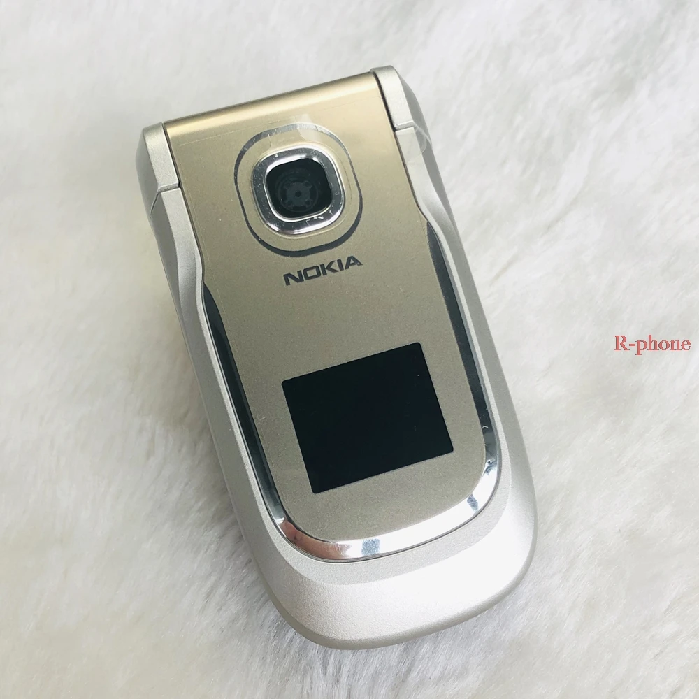 Nokia 2760 Золотой разблокированный мобильный телефон 2G GSM старый Восстановленный телефон и гарантия