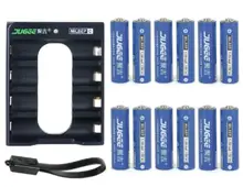 

NEW battery ! 12 pcs 1.5 v 3000mWh AA Li - polymer Li - ion lithium rechargeable batterie avec charger set!