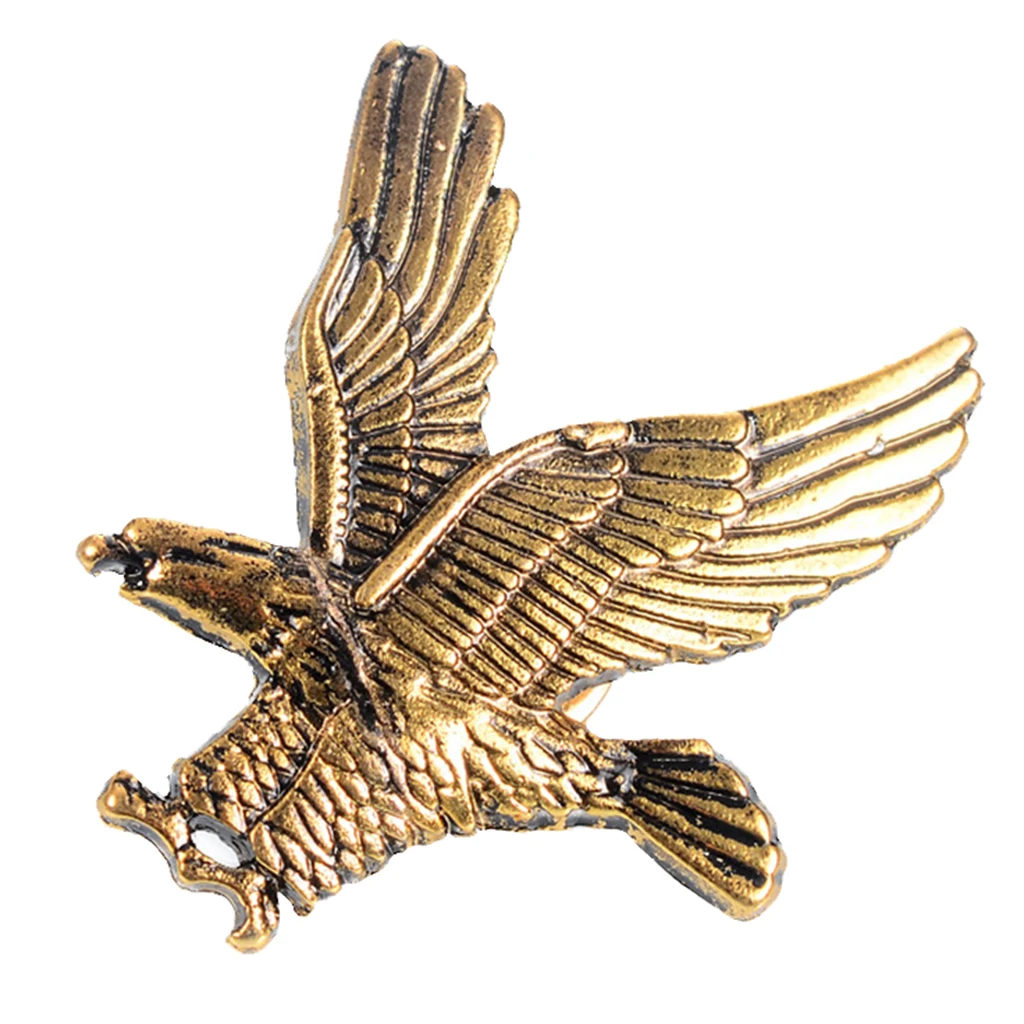 

Exclusive Soaring 3D Eagle Brooch Pin Jacket Decor Jewelry Animal Accessory Vintage Eagle Design Brooch