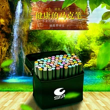 40 цветов масляной алкогольной двуглавый набор маркеров для живописи художника эскиз Маркеры Ручка для профессионального дизайна манга рисование