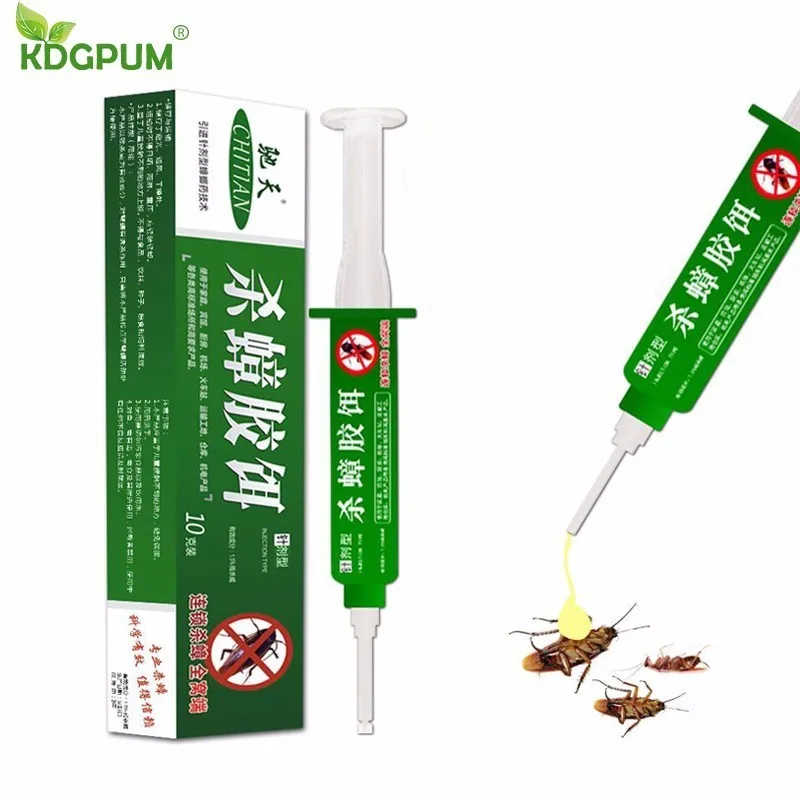 

5 Pcs/Set Powerful Lures Cockroach Drugs Kill Cockroach Medicine Gel Bait Trap Micro Toxic Effect Insecticide Pest Control