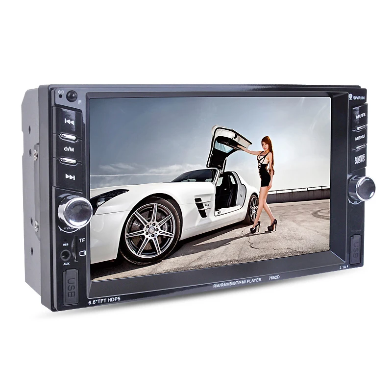 2017 New 6.6 Inch Touch Screen Stereo Radio HD Display Auto 2DIN In