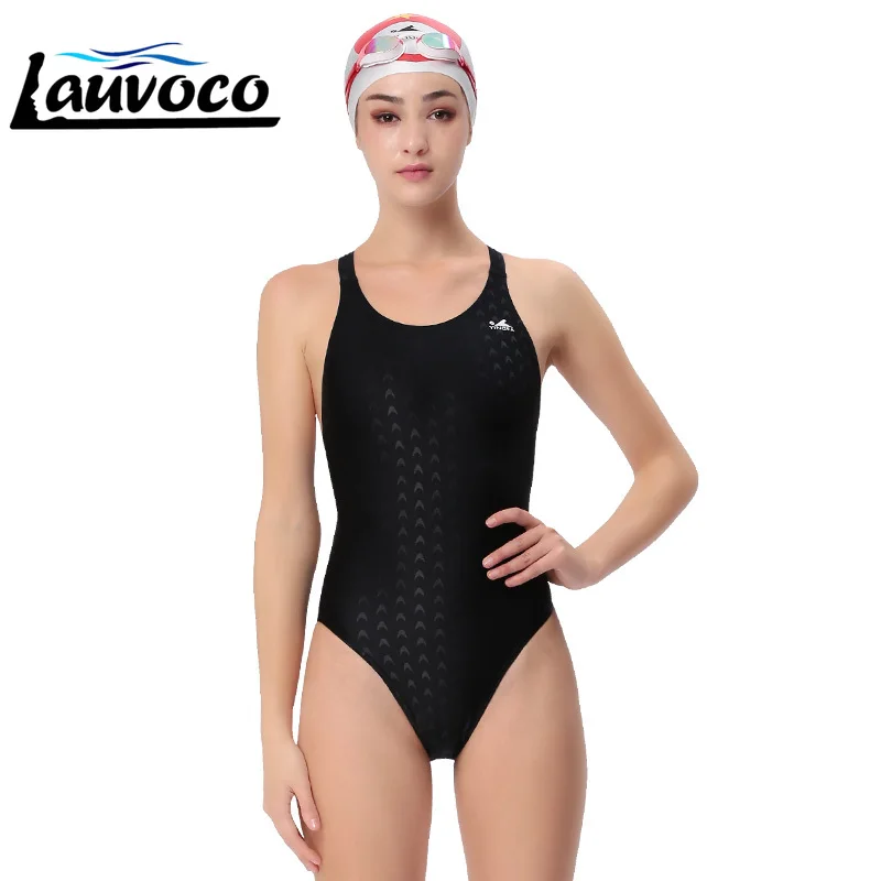 

YingFa One Piece Swimsuit Women Professional Sports Racing Swimwear Sharkskin Competition Plus Size XXL Training Bathing Suit
