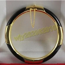 Опал Дамская тонкой изящной Черный Камень Браслет watchwatch широкий ювелирные изделия Блестящий Драгоценный камень серебро