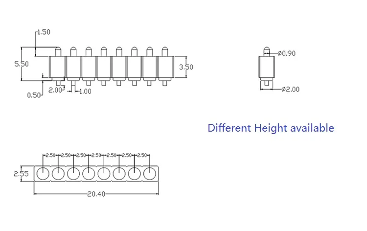 8P-2.54-5.5-2.0T