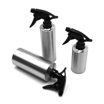

250/350/550ml Stainless Steel Empty Spray Bottle Refillable Bottles Water Sprayer For Salon Hair BBQ Cooking Tool