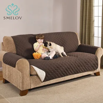 

1/2/3 Seater Waterproof Quilted Sofa Covers for Dogs Pets Kids Anti-Slip Couch Recliner Slipcovers Armchair Furniture Protector