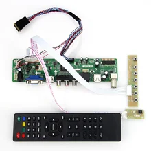 T. VST59.03 для LP156WH4 (TL) (A1)/(TL) (N1) ЖК-дисплей/светодиодный драйвер контроллера (ТВ + HDMI + VGA + CVBS + USB) LVDS повторное использование ноутбука 1366×768