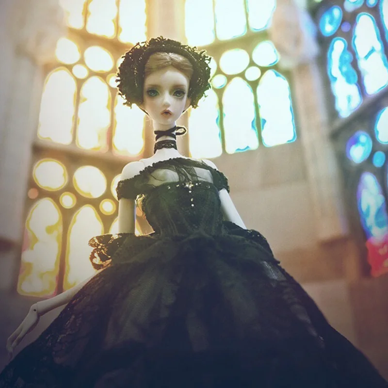 Новое поступление кукла 1/4 Black Swan BJD SD 48 5 см для девочек стройное тело свободные