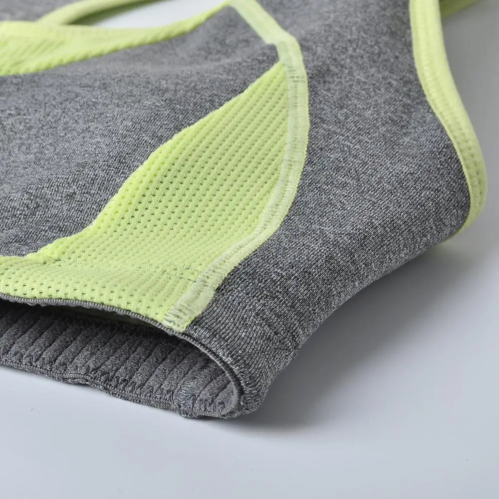 Women's High Impact Support Wirefree Workout Racerback Sports Bra Top