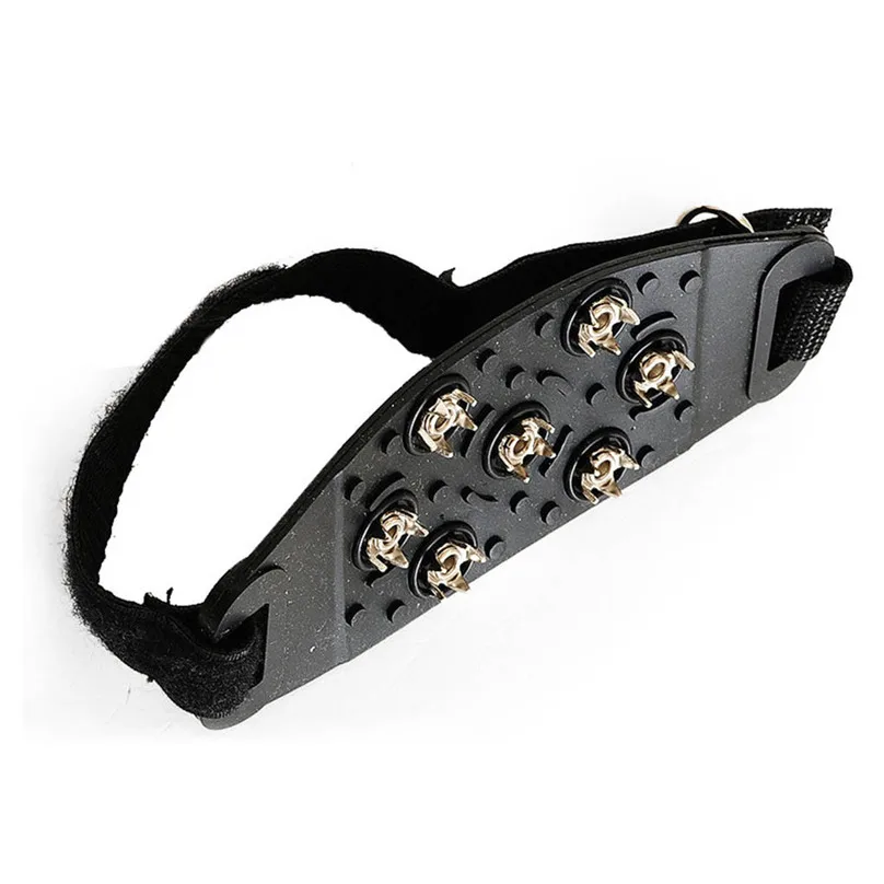 Winter Ice Snow Anti Slip Spikes Grips Grippers Crampon Cleats For Shoes Boots hiking Climbing Accessories  #3F13 (5)