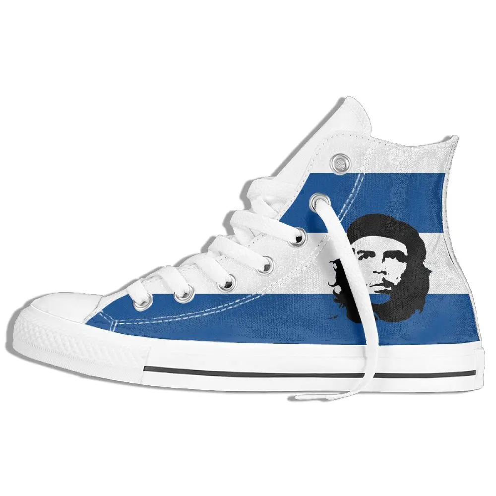 

Men&women's Che Guevara Cuba Fighter High Top Lace-up Flat Canvas Shoes Light Sneaker