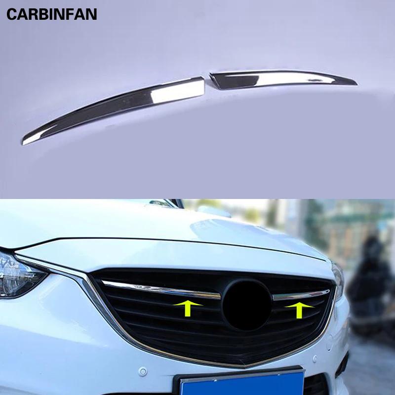 SAFE Chrome Front Grill Garnish Molding For Hyundai Elantra MD 2014 2016