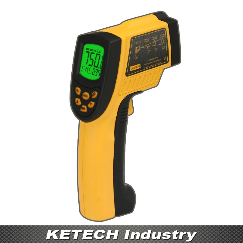 

AR852B Non-contact Infrared Thermometer Temperature Tester